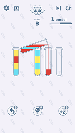 Water Sort - RODRIGUEZ LAB
プレイ画像１